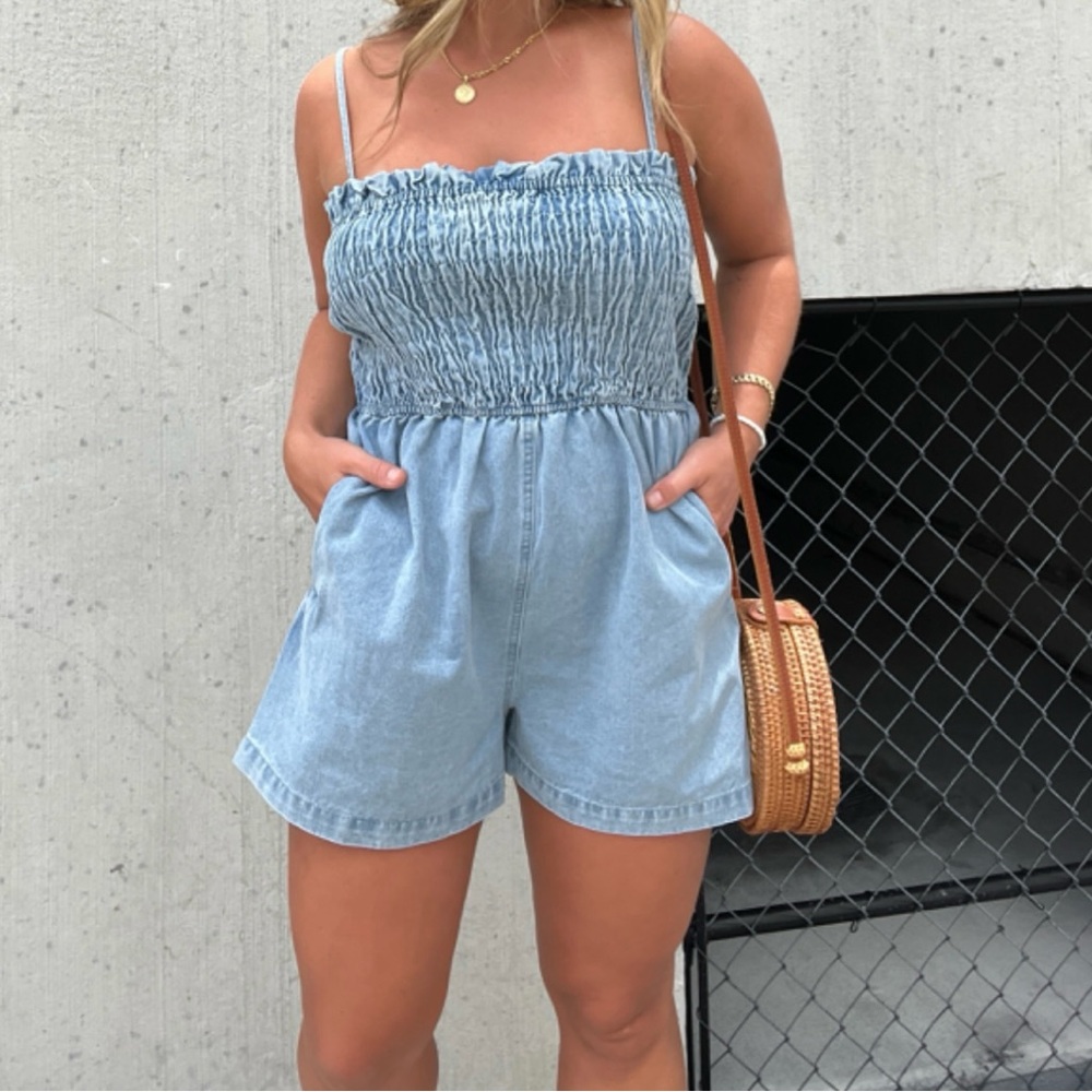 Chicbyallyb Denim romper